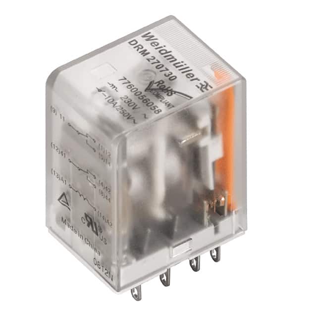 7760056058 RELAY GEN PURPOSE DPDT 10A 230V