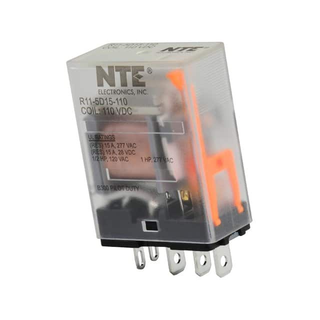 R11-5D15-110 RELAY GEN PURPOSE SPDT 15A 110V