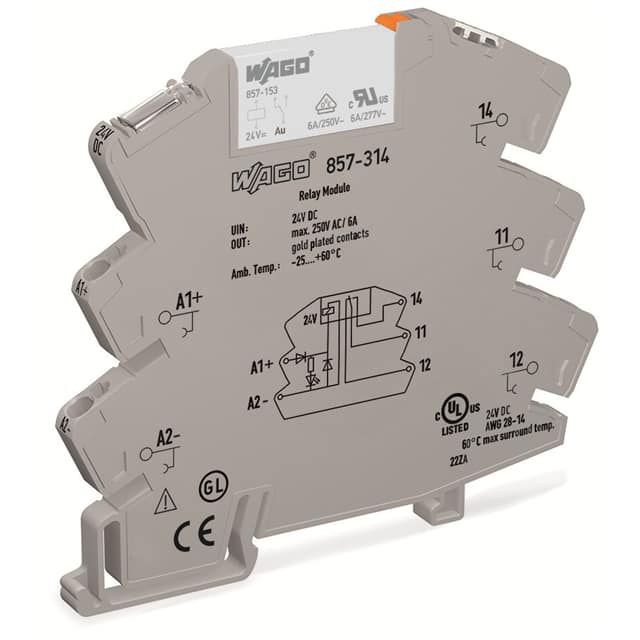 857-314 RELAY GEN PURPOSE SPDT 6A 24V