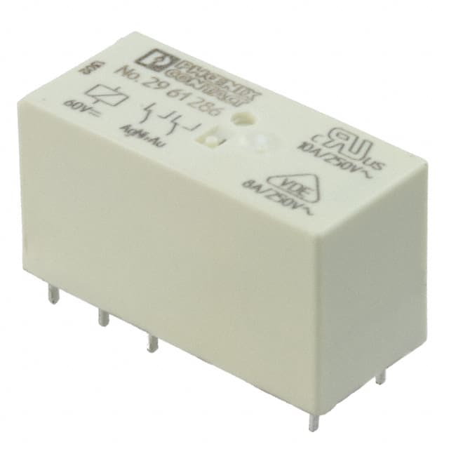 2961286 RELAY GEN PURPOSE DPDT 8A 60V