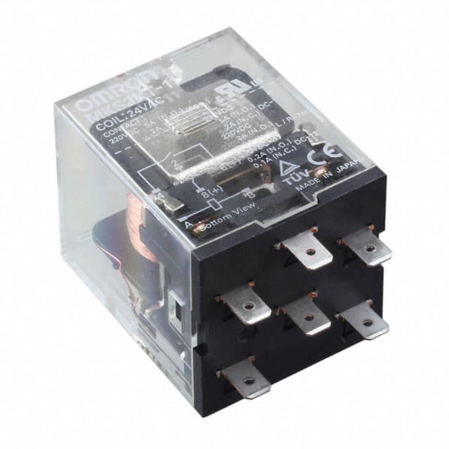 MKS2XT-11 AC24 RELAY GEN PURPOSE DPST 5A 24V