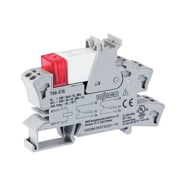 788-616 RELAY GEN PURPOSE DPDT 8A 230V