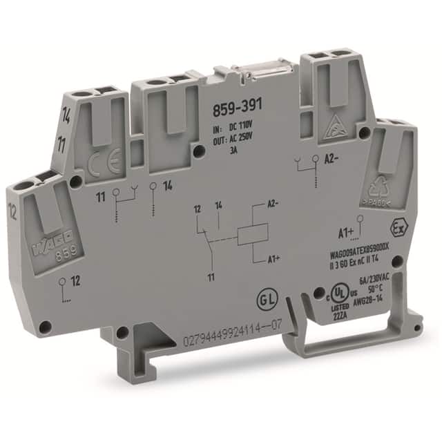 859-391 RELAY GEN PURPOSE SPDT 5A 110V