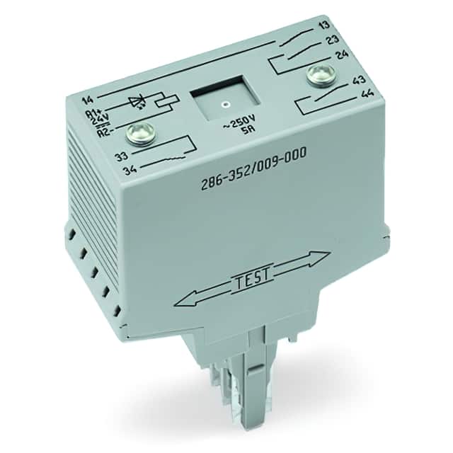 286-352/004-000 RELAY GEN PURPOSE 4PDT 5A 24V
