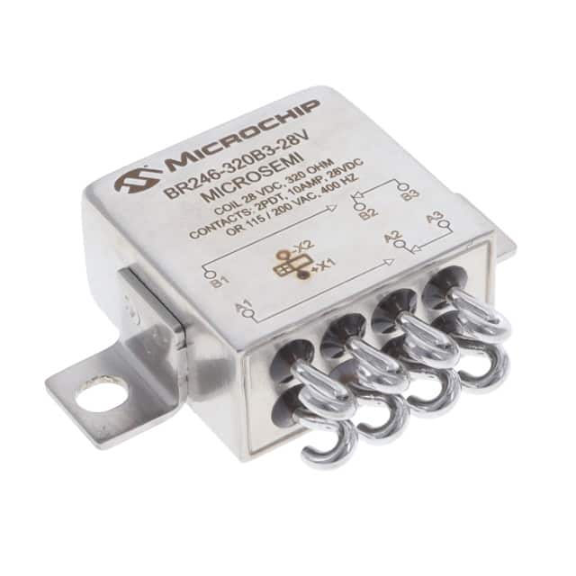 BR246-320B3-28V RELAY GEN PURPOSE DPDT 10A 28V