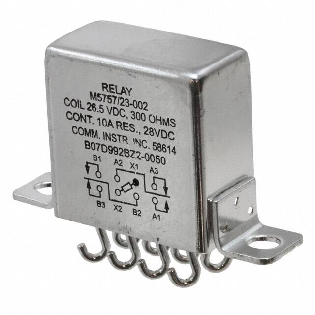 B07D992BZ2-0050 RELAY GEN PURPOSE DPDT 10A 26.5V