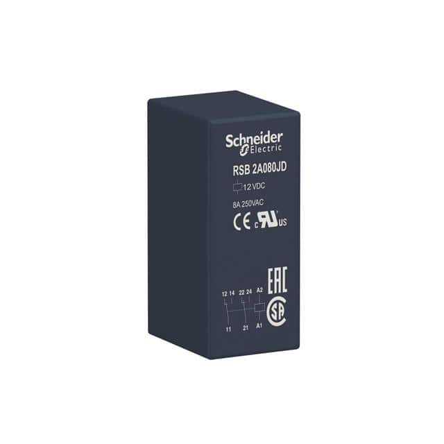 RSB2A080JD HARMONY, INTERFACE PLUG-IN RELAY