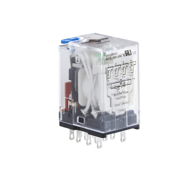 GB024D4 RELAY GEN PURPOSE 4PDT 6A 24V