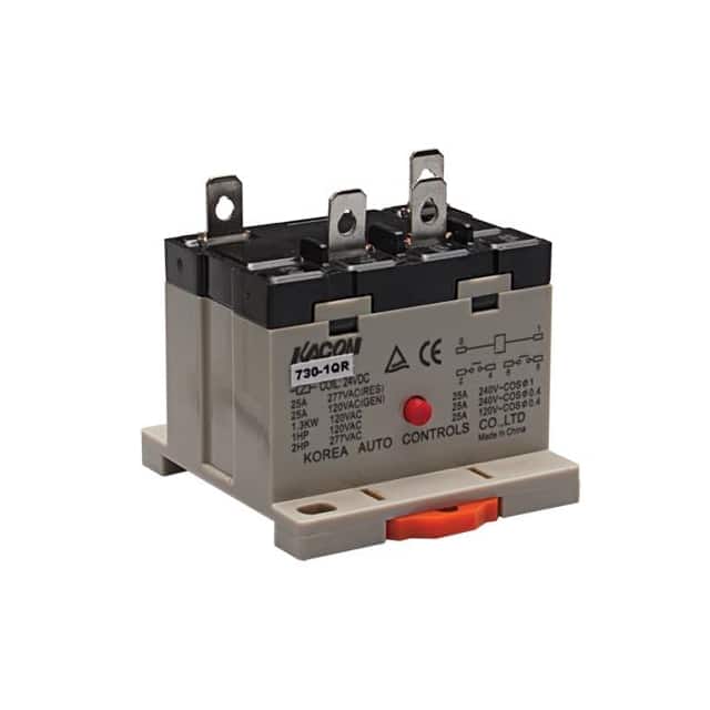 730-1QR-220VAC RELAY GEN PURPOSE SPST 30A 220V