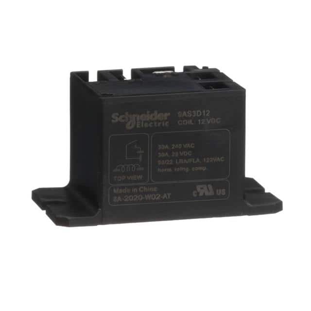 9AS3D12 ELECTROMECHNICAL POWER RELAYS, S