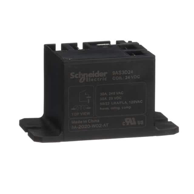 9AS3D24 ELECTROMECHNICAL POWER RELAYS, S