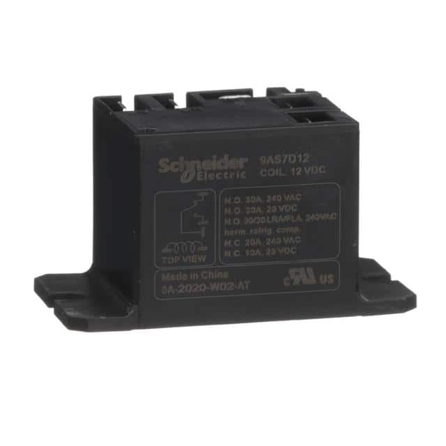 9AS7D12 ELECTROMECHNICAL POWER RELAYS, S