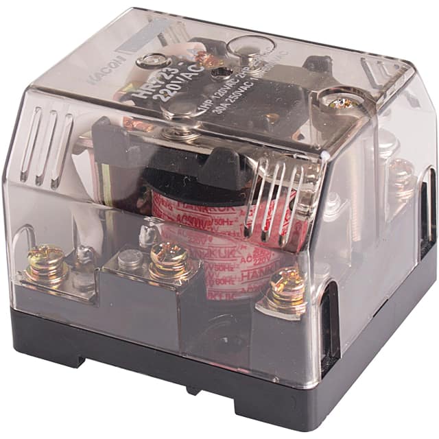 HR723-2C-220VAC RELAY GEN PURPOSE DPDT 30A 220V