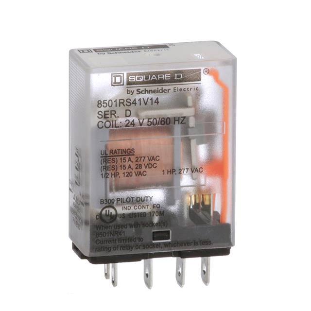 8501RS41V14 PLUG IN RELAY, TYPE R, MINIATURE