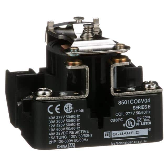 8501CO6V04 POWER RELAY, TYPE C, 2.0 HP, 30A