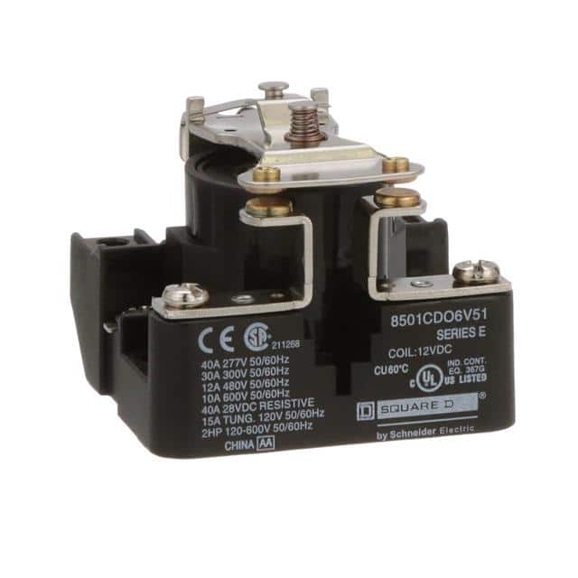 8501CDO6V51 POWER RELAY, TYPE C, 2.0 HP, 30A