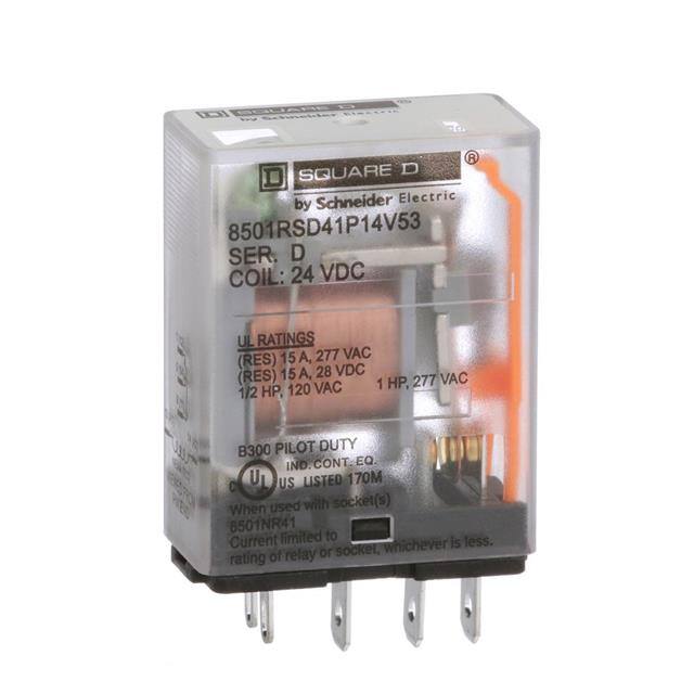 8501RSD41P14V53 PLUG IN RELAY, TYPE R, MINIATURE