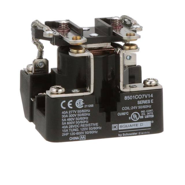 8501CO7V14 POWER RELAY, TYPE C, 2 HP, 30A R