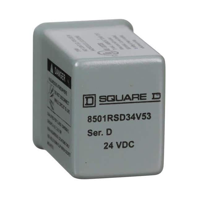 8501RSD34V53 PLUG IN RELAY, TYPE R, HERMETICA