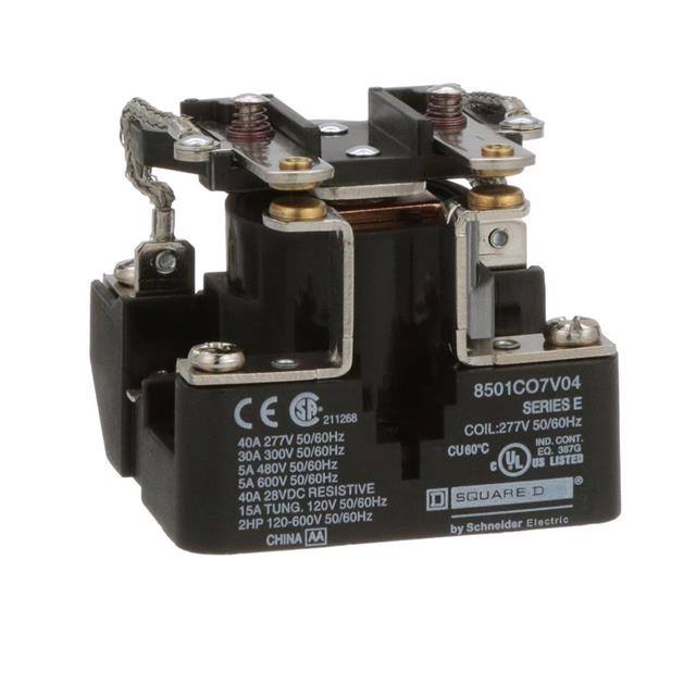 8501CO7V04 POWER RELAY, TYPE C, 1.5 HP, 30A