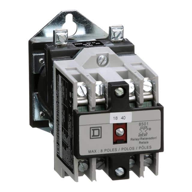 8501XDO40V53 NEMA CONTROL RELAY, TYPE X, MACH