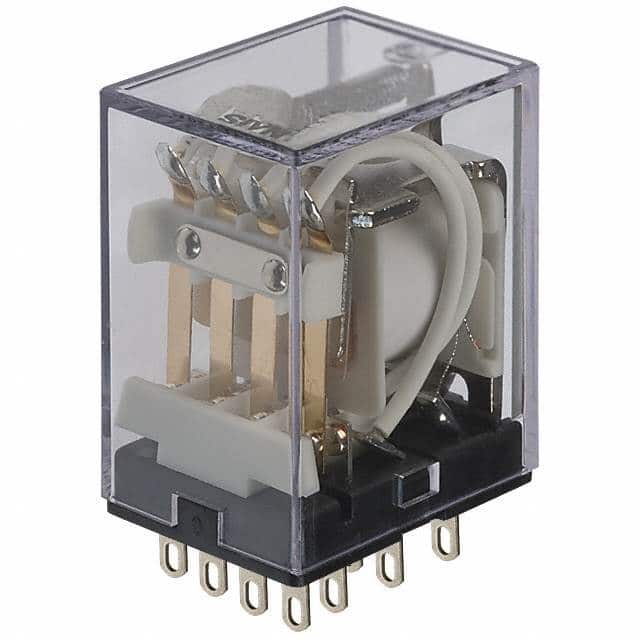 HJ4-AC100V RELAY GEN PURPOSE 4PDT 5A 100V
