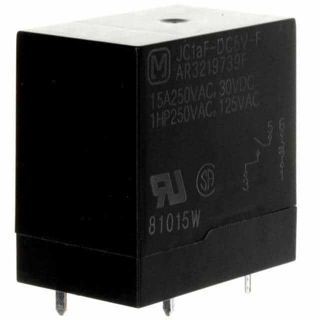 JC1AF-DC5V-F RELAY GEN PURPOSE SPST 15A 5V