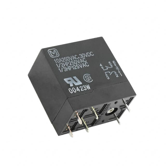 JC2AF-DC12V-F RELAY GEN PURPOSE DPST 10A 12V