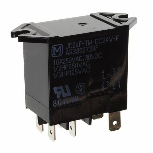 JC2AF-TM-DC24V-F RELAY GEN PURPOSE DPST 10A 24V