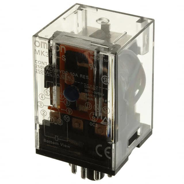 MK3P5-S-DC12 RELAY GEN PURPOSE 3PDT 10A 12V