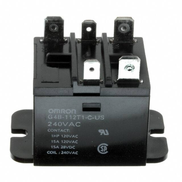 G4B-112T1-C-US-AC240 RELAY GEN PURPOSE SPDT 15A 240V
