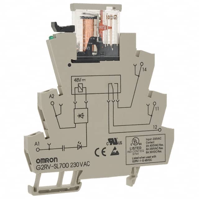 G2RV-SL700 AC230 RELAY GEN PURPOSE SPDT 6A 230V