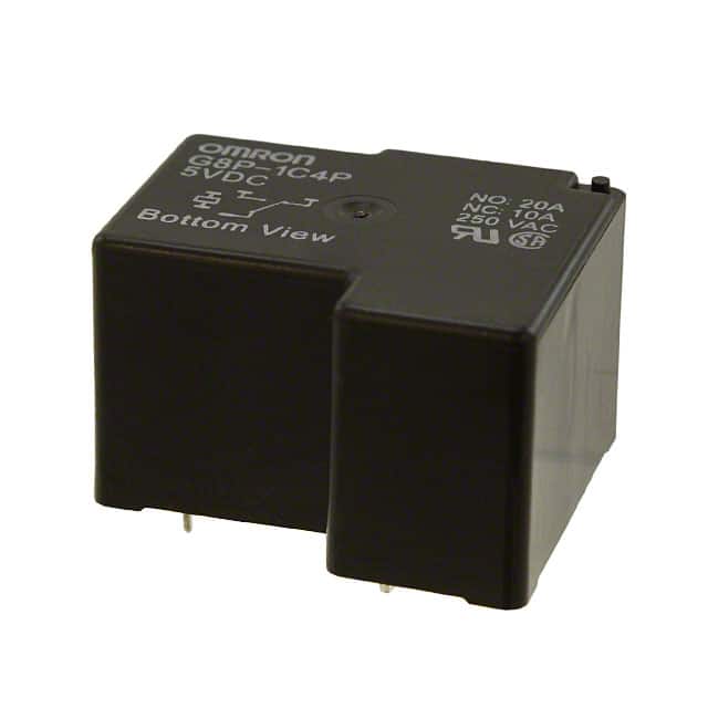 G8P-1C4P DC5 RELAY GEN PURPOSE SPDT 10A 5V