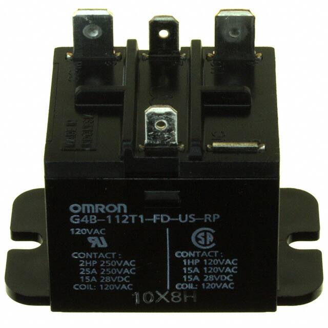 G4B-112T1-FD-US-RP AC120 RELAY GEN PURPOSE SPST 25A 120V
