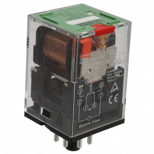 2834258 RELAY GEN PURPOSE DPDT 10A 120V