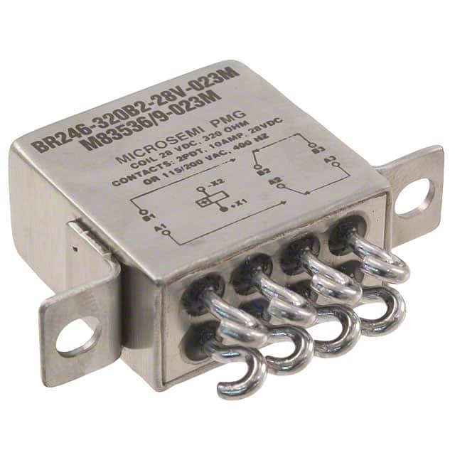 BR246-320B2-28V-023M RELAY GEN PURPOSE DPDT 10A 28V