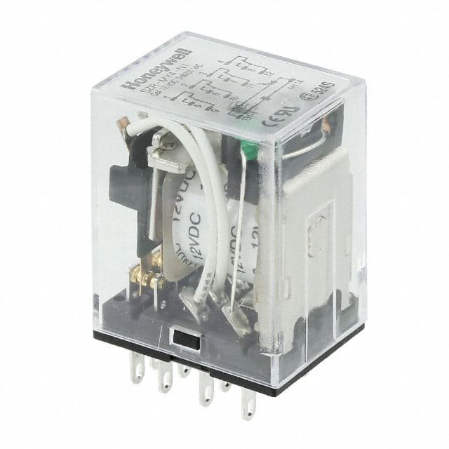 SZR-MY4-N1-DC12V RELAY GEN PURPOSE 4PDT 3A 12V