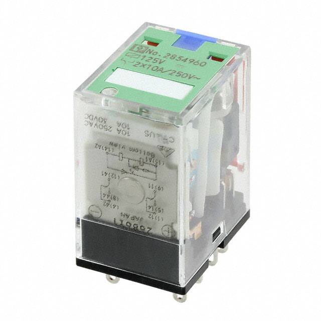 2834960 RELAY GEN PURPOSE DPDT 10A 125V