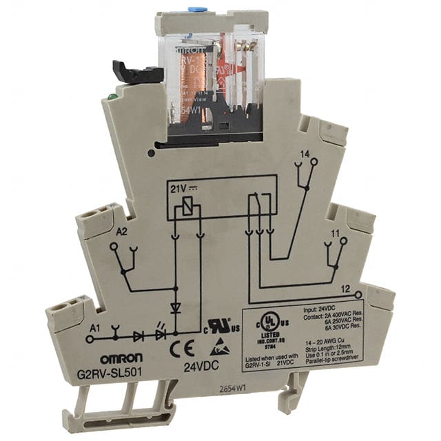 G2RV-SL501-DC24 RELAY GEN PURPOSE SPDT 6A 24V