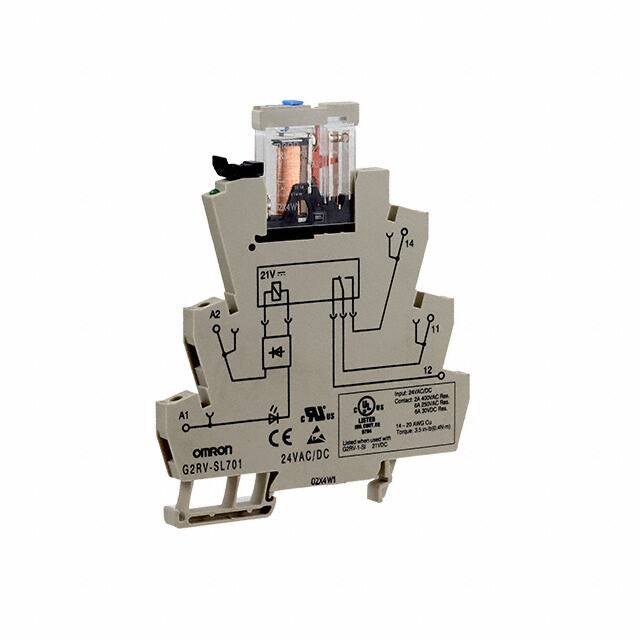 G2RV-SL701-AC/DC24 RELAY GEN PURPOSE SPDT 6A 24V