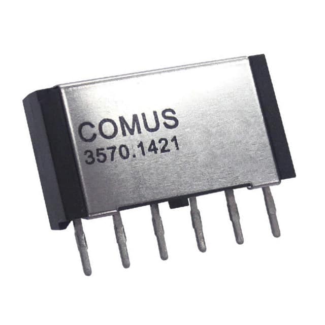 3570-1421-052 RELAY REED SIP DPST .5A 5V W/EMI