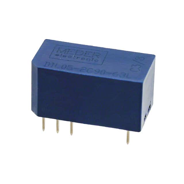 DIL05-2C90-63L RELAY REED DPDT 250MA 5V