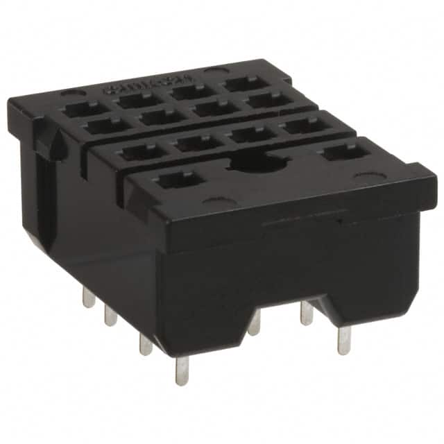 PY14-02 RELAY SOCKET 14 POS THROUGH HOLE