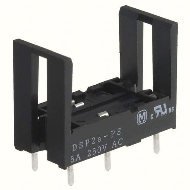 DSP2A-PS RELAY SOCKET 6 POS THROUGH HOLE