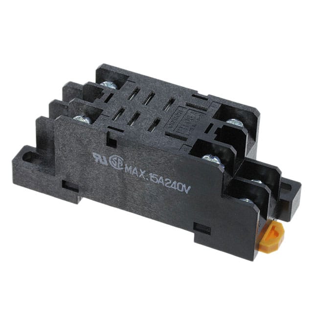 PTF08A RELAY SOCKET 8 POSITION DIN RAIL