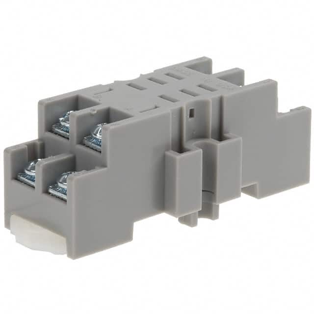 27E895 RELAY SOCKET 8 POSITION DIN RAIL