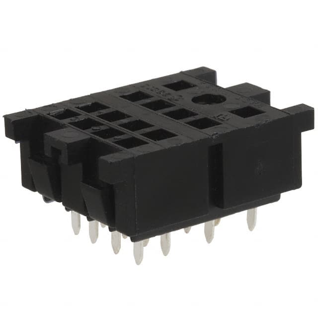 27E007 RELAY SOCKET 14 POS THROUGH HOLE