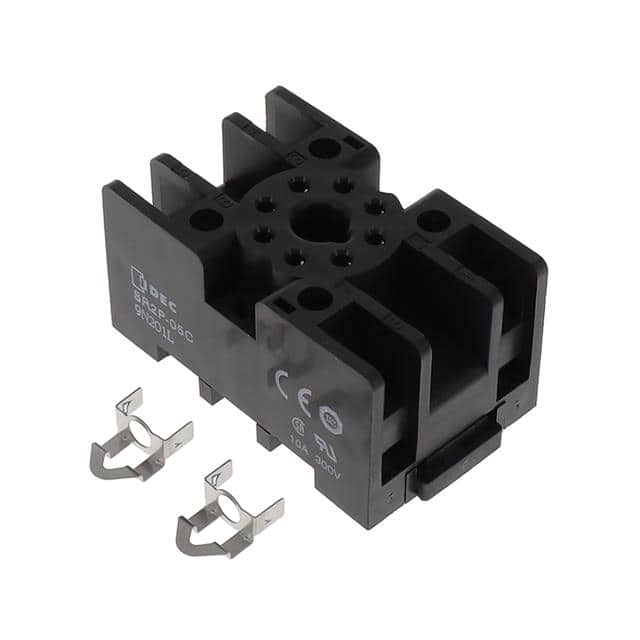 SR2P-05C RELAY SOCKET 8 POSITION DIN RAIL