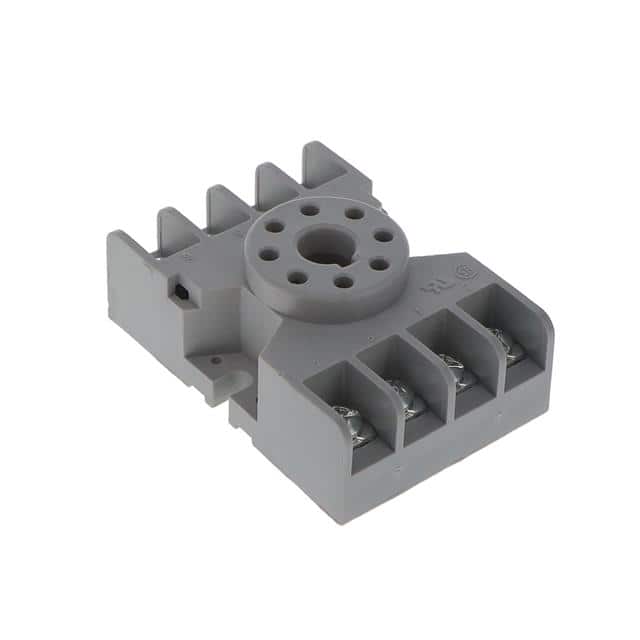 27E122 RELAY SOCKET 8 POS CHASSIS MOUNT