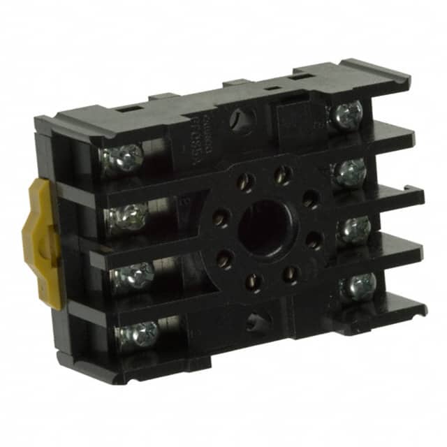 PF085A RELAY SOCKET 8 POSITION DIN RAIL